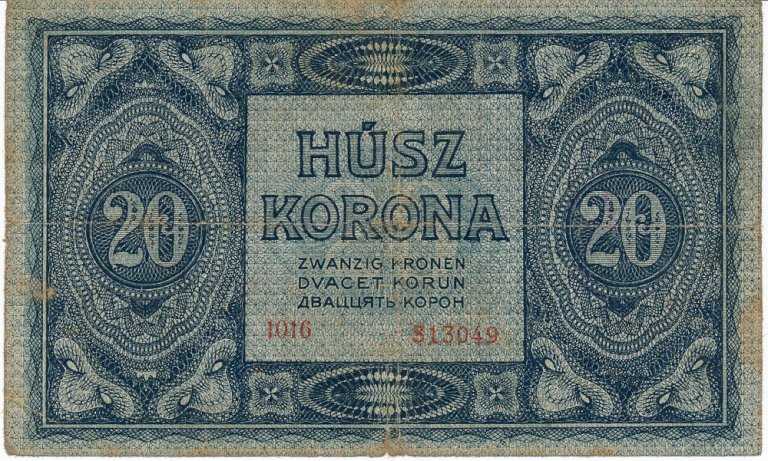 20 Korona 1919 s. 1016