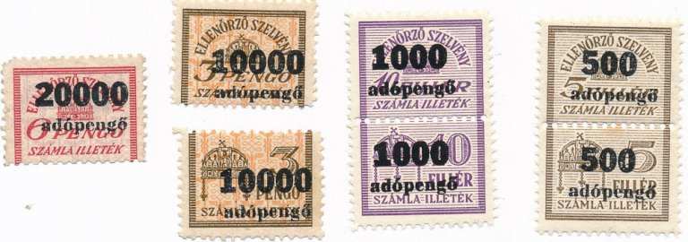 Lot of Adópengo stamps (4pcs)