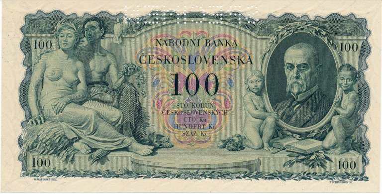 100 Kč 1931 Ba perf.