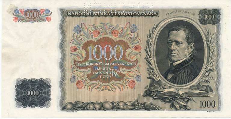 1000 Kč 1934 K perf.