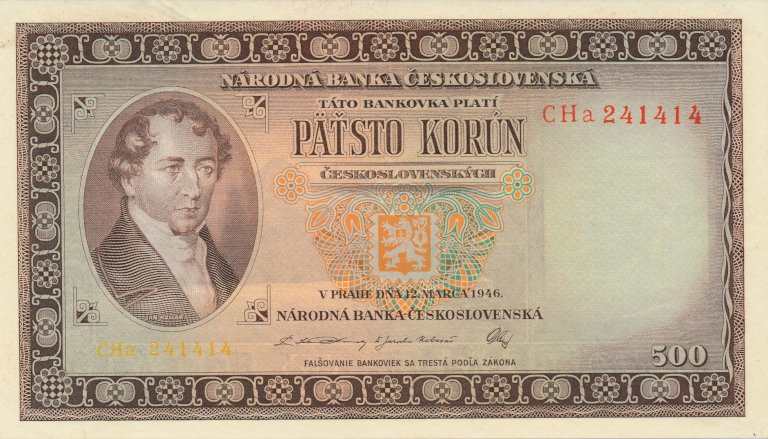 500 Kčs 1946 CHa