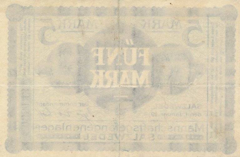 5 Mark 1916 (Mannschaftsgefangenenlager Salzwedel)
