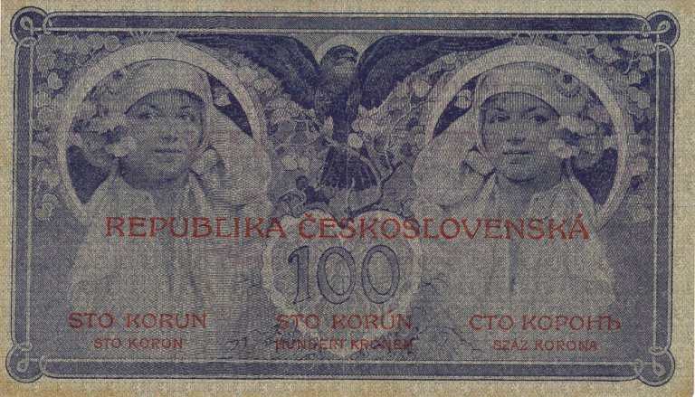 100 Koruna 1919 s. 0017