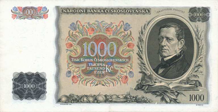 1000 Koruna 1934 D