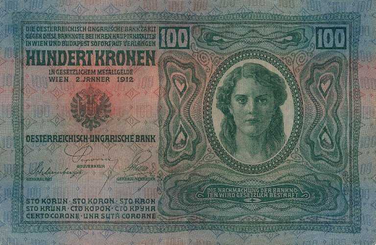 100 Koruna 1912/1919 s. 2090 (stamp)