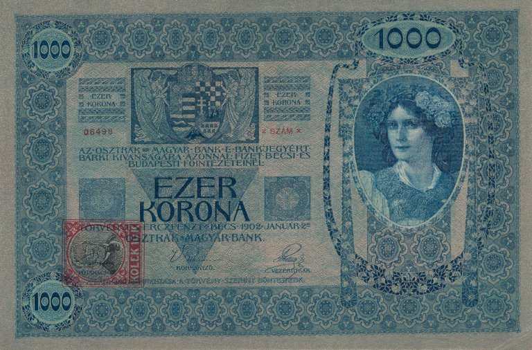 1000 Koruna 1902/1919 s. 1270 (stamp)