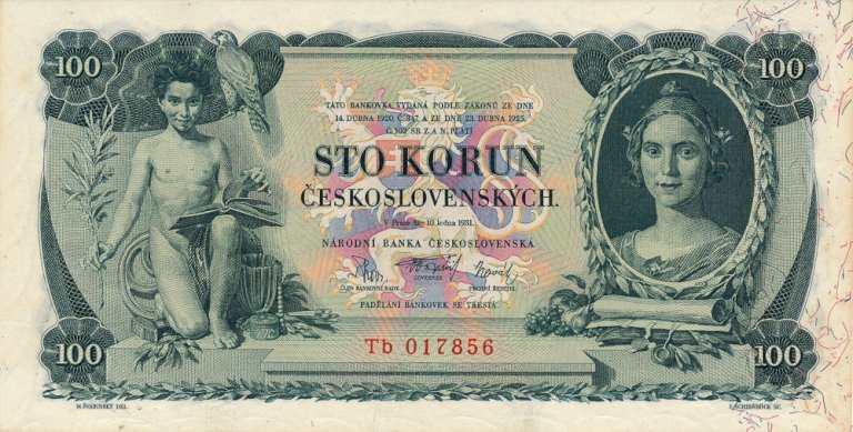 100 Koruna 1931 Tb