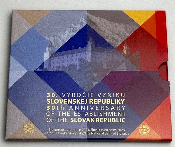 Set of coins 2023 - 30th anniversary of the Slovak Republic BK