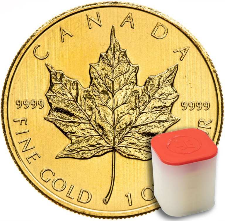 Gold coins Maple Leaf - 10 pcs 1 ounce