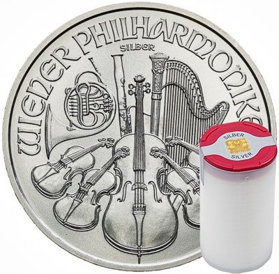 Investiční stříbro Philharmoniker - 1 unce (Cena za 20 ks s DPH)