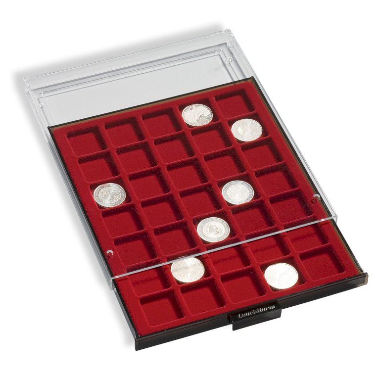 Coin boxes MB with square compartments