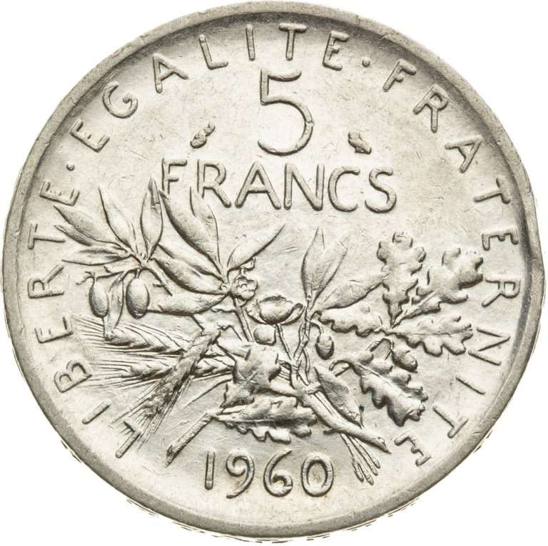 5 Franků 1960