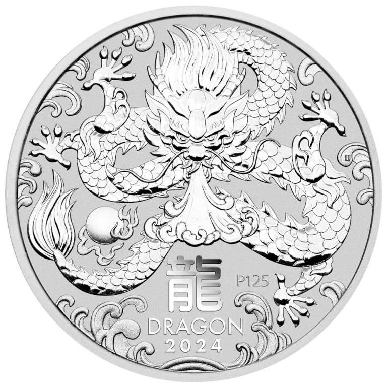 Investment silver Year of the Dragon - 1 ounce