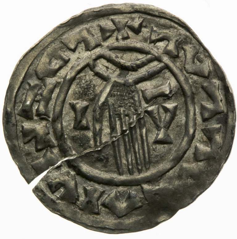 Denar (final quarter of 10th century, Novák collection) - front