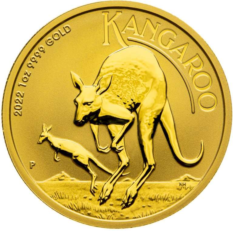 Gold coin Kangaroo - 1 ounce - front