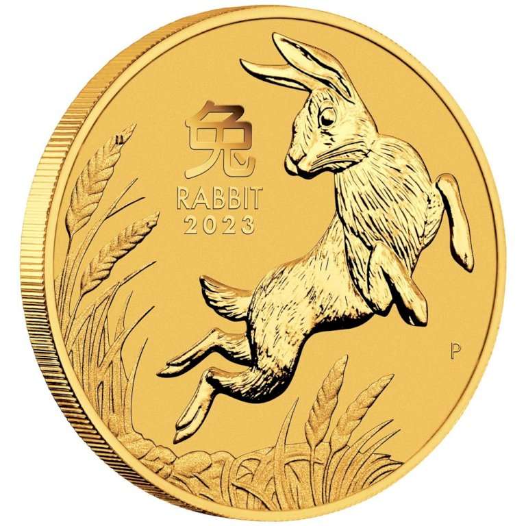 Gold coin Year of the Rabbit 2023 - 1/4 ounce - front