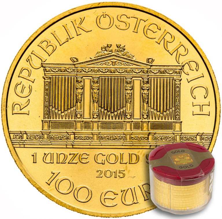 Zlatá mince Wiener Philharmoniker 1 unce - balení 10 ks (2)