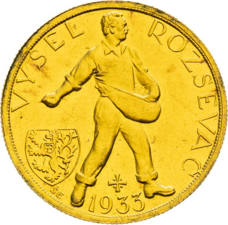 Gold medal 1933 (Death Ducat) - Švehla (2)