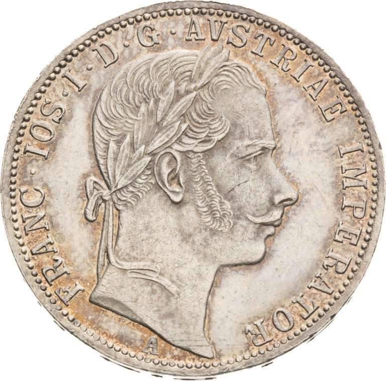 Gulden 1861 A - front