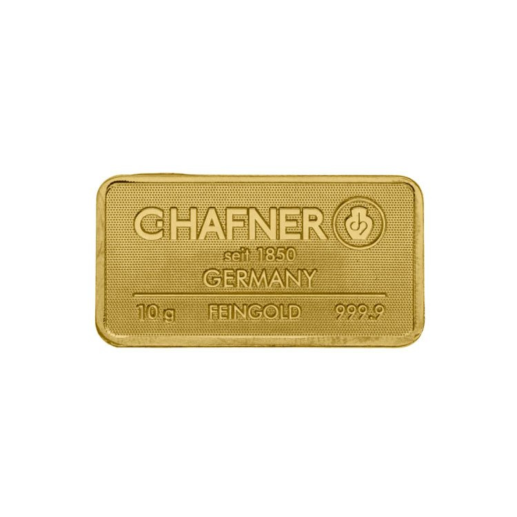 Gold bar C. Hafner 10 g (4)