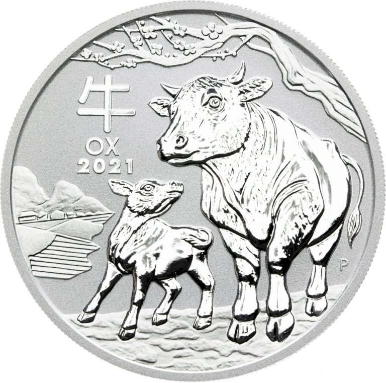 Investment silver Year of the ox 2021 - 1 ounce - front