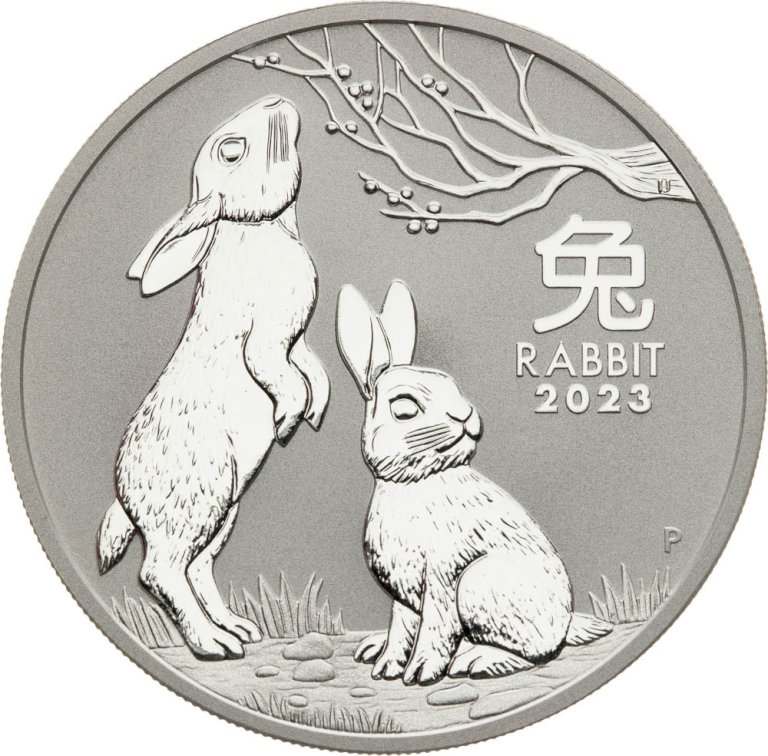Investment silver Year of the rabbit 2023 - 1 ounce - front