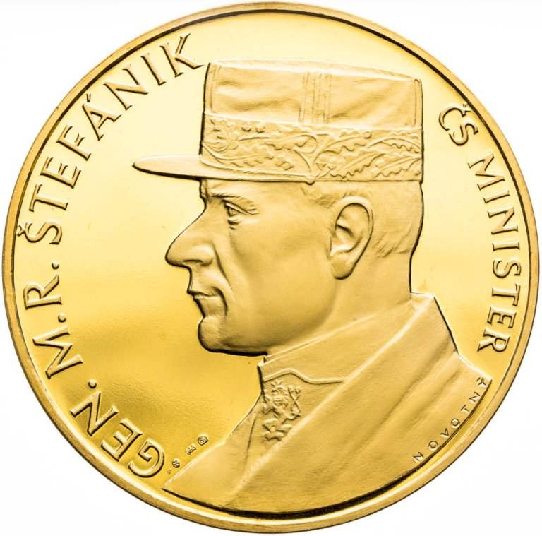 Gold Medal (100 Ducats) M.R.Štefánik 1918-2008