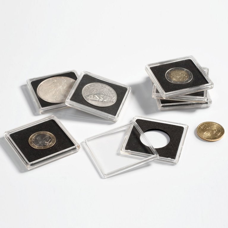 Kapsle na mince QUADRUM, 10 ks