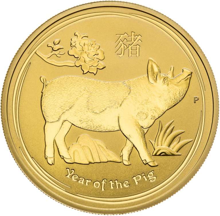 Year of the Pig 2019 (Au) - 1 ounce (1)